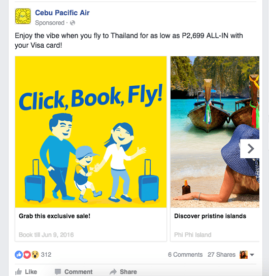 15 Inspiring Facebook Ad Examples Of Brands In The Philippines