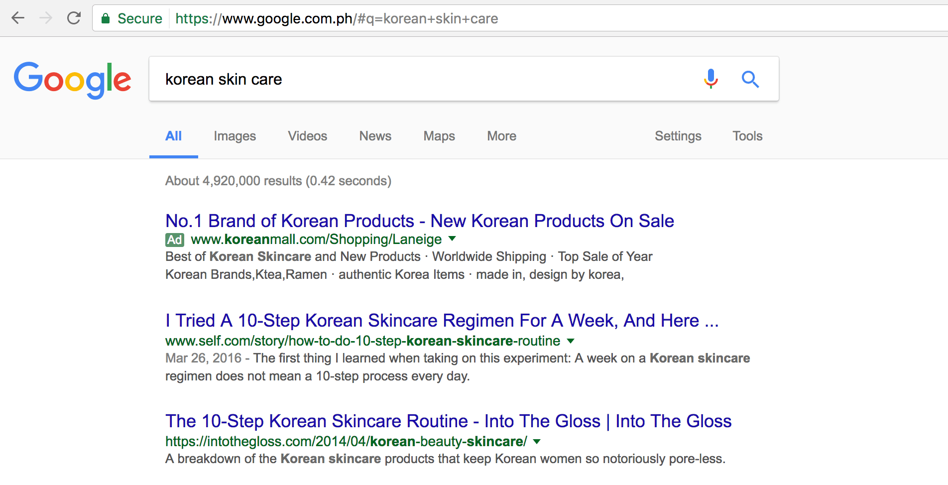 Google AdWords Green Outlined Ad Label Replacing Solid Green Version